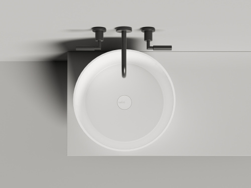 Раковина из искусственного камня S-Stone Salini ARMONIA 130118MF 50х50 накладная цвет мультиколор